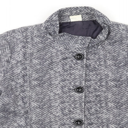 Womens UK Size L Preworn Grey Jacket