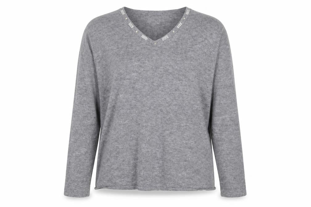 Womens UK Size XL C&A Grey Pullover Jumper