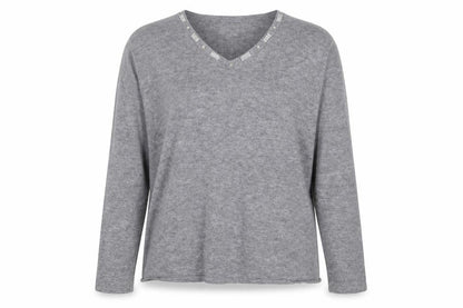 Womens UK Size XL C&A Grey Pullover Jumper