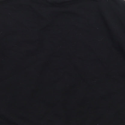 Marks and Spencer Girls Black  Cotton Pullover Sweatshirt Size 13-14 Years  Pullover - Future