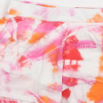 Place Girls Multicoloured Tie Dye Polyester Flare Skort Size S  Regular Pull On