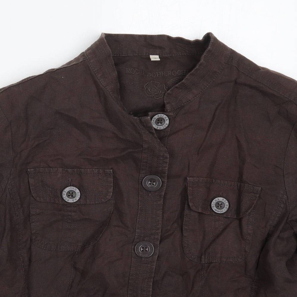 Womens UK Size 14 Debenhams Brown Jacket