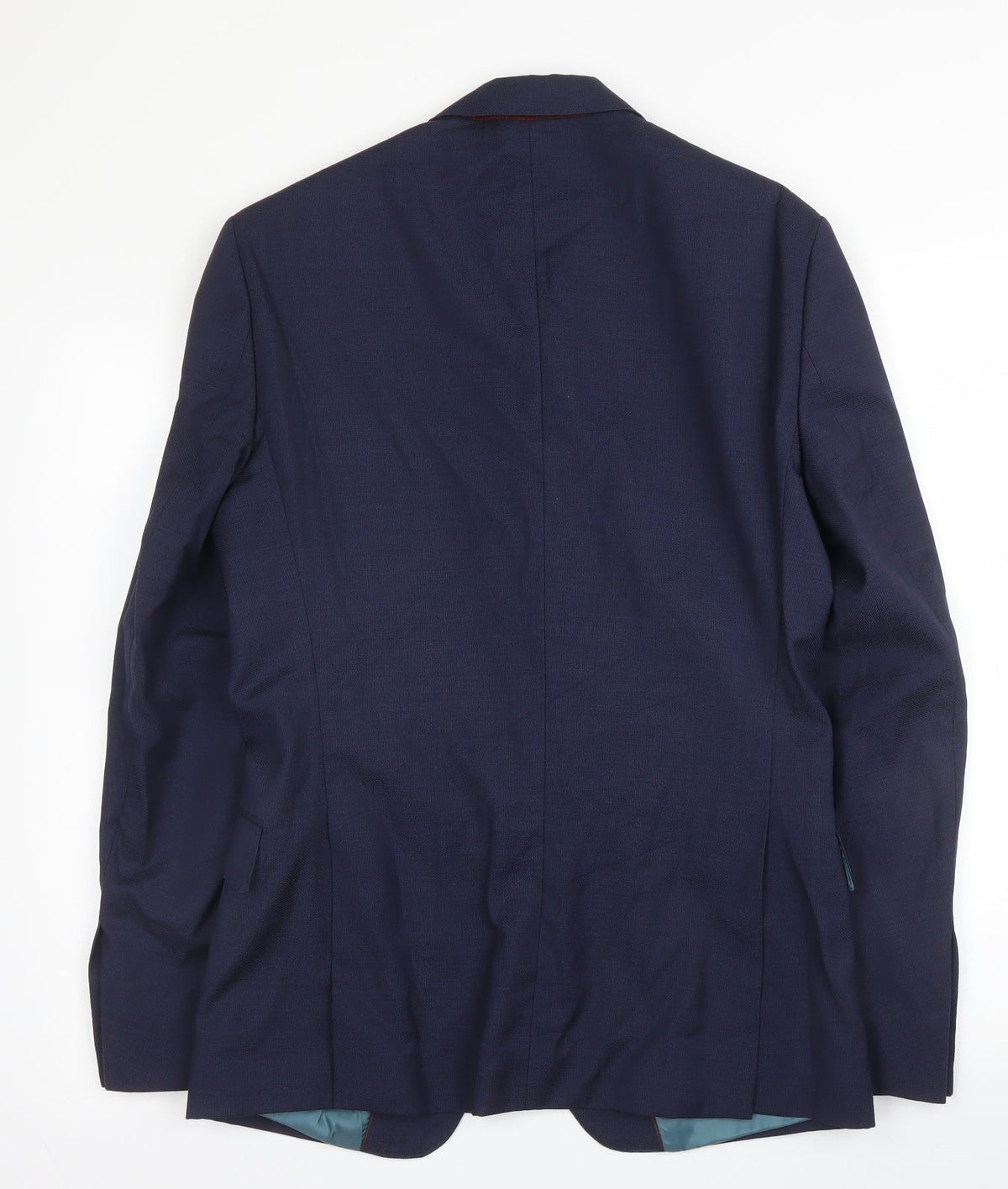 Mens UK Size 38 Zara Regular Blue Suit Jacket