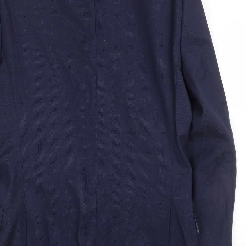 Mens UK Size 38 Zara Regular Blue Suit Jacket