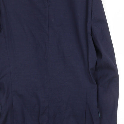 Mens UK Size 38 Zara Regular Blue Suit Jacket