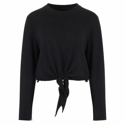 H&M Womens Black Round Neck  Cotton Pullover Jumper Size XS