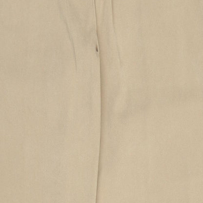 Womens UK Size 16 Casual Comfort Regular Fit  Beige Trousers