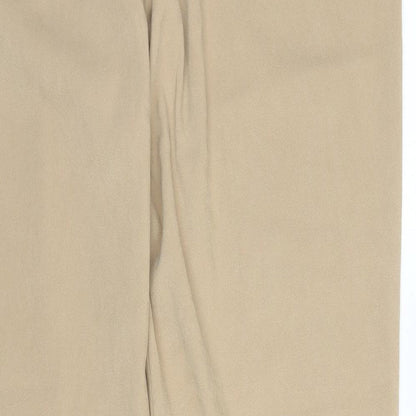 Womens UK Size 16 Casual Comfort Regular Fit  Beige Trousers