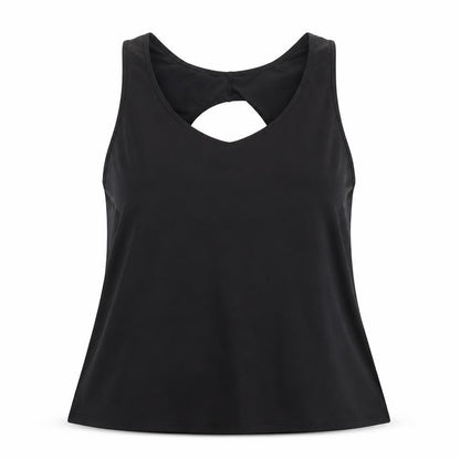 Womens UK Size L Preworn Black Basic Blouse