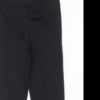 Odlo Womens Black  Polyester Capri Leggings Size M
