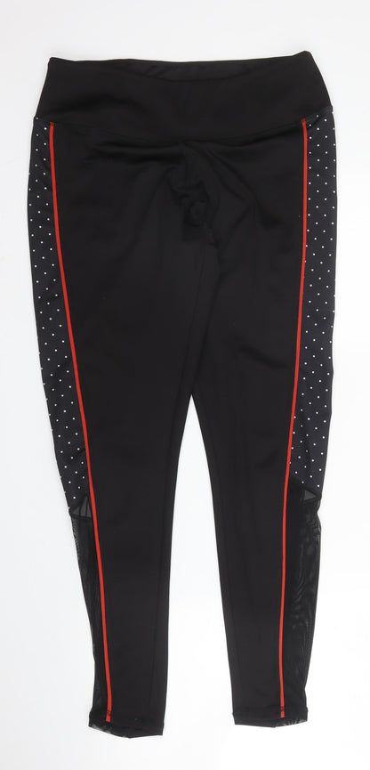 Womens UK Size M Workout  Carrot Black Leggings