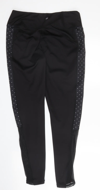 Womens UK Size M Workout  Carrot Black Leggings