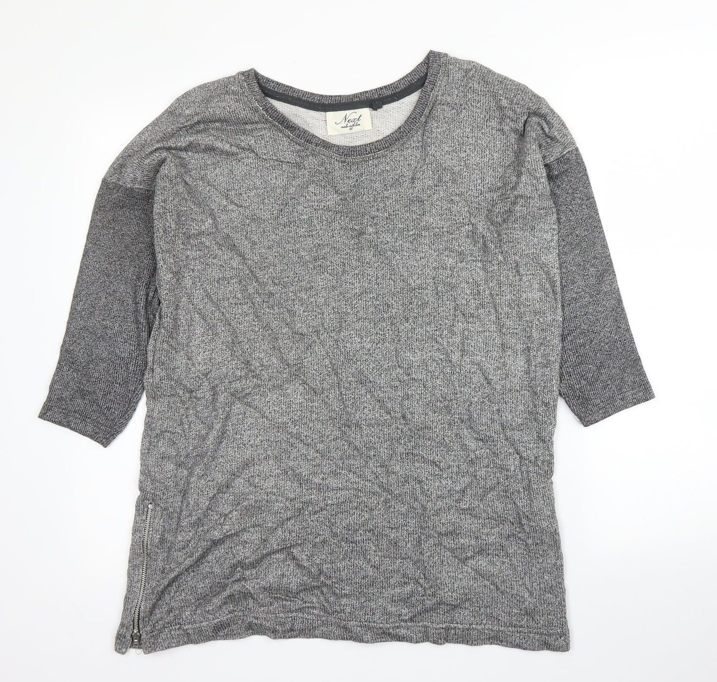 Womens UK Size 10 NEXT Grey Pullover Jumper