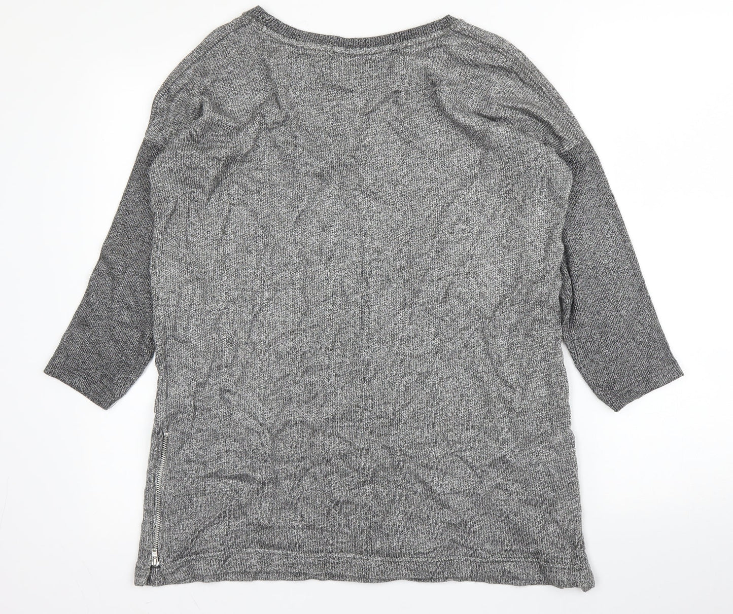 Womens UK Size 10 NEXT Grey Pullover Jumper