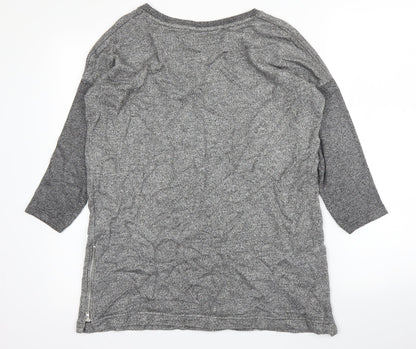 Womens UK Size 10 NEXT Grey Pullover Jumper