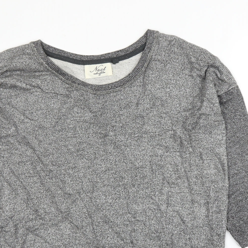 Womens UK Size 10 NEXT Grey Pullover Jumper