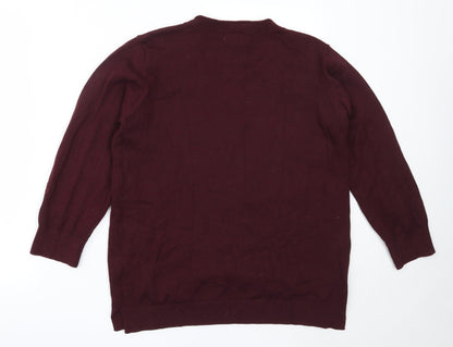 Womens UK Size 14 Matalan Purple Pullover Jumper