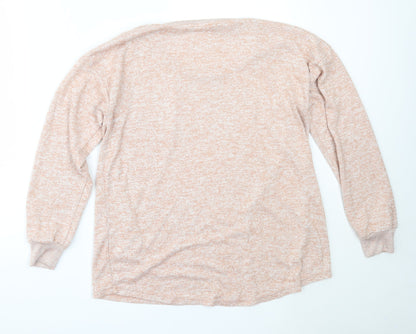 Womens UK Size 12 NEXT Pink Pullover Jumper