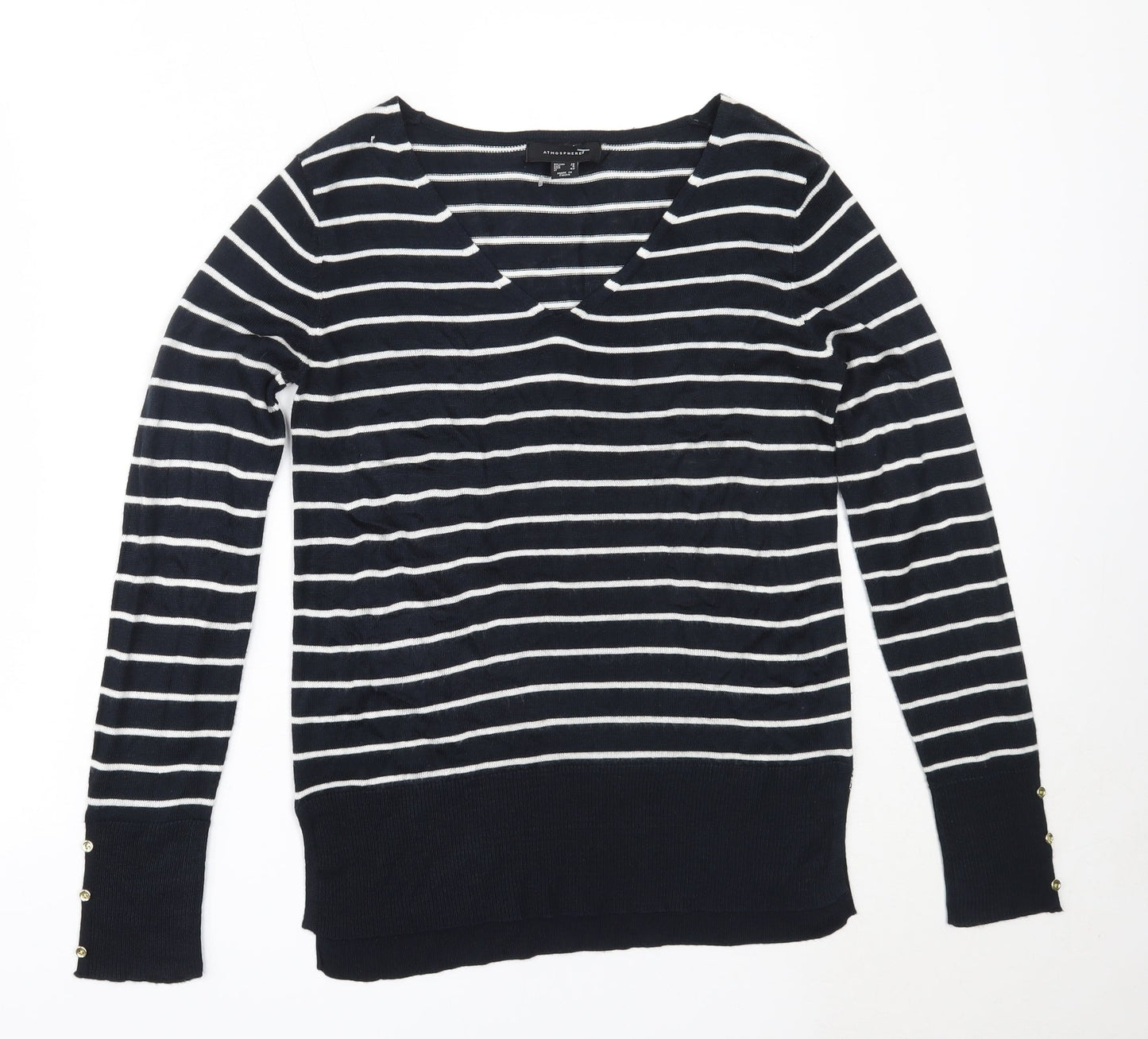 Womens UK Size 10 Atmosphere Blue Pullover Jumper