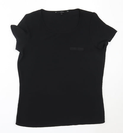 Womens UK Size S Vera Moda Black Basic Blouse