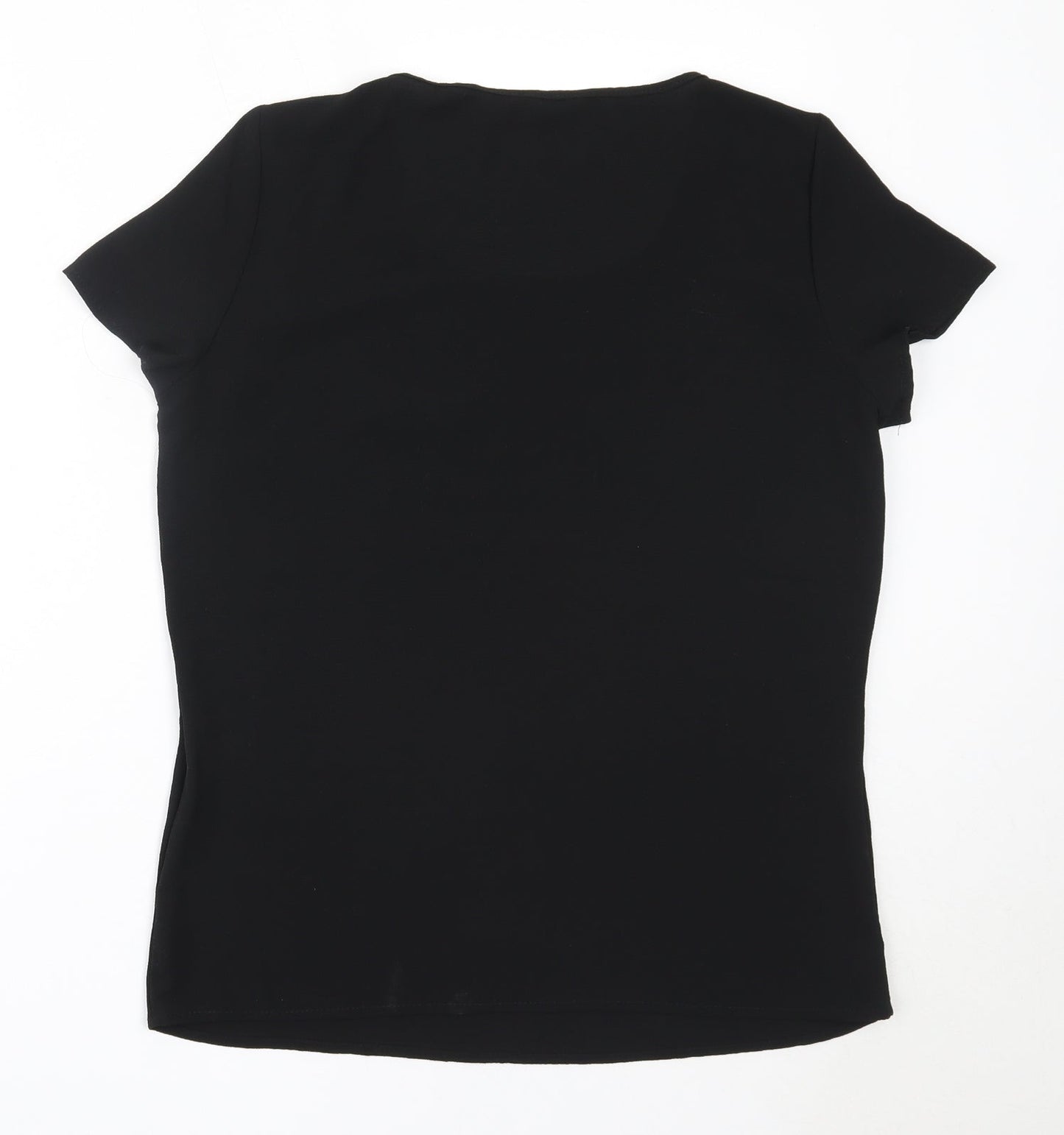 Womens UK Size S Vera Moda Black Basic Blouse