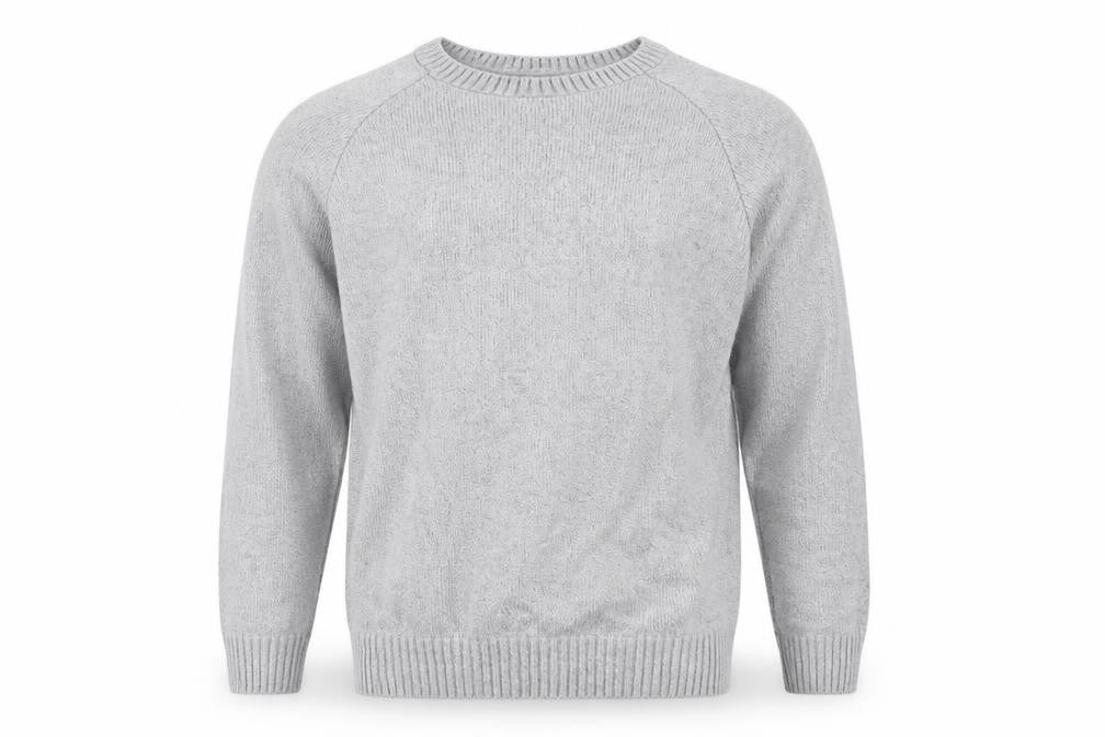 Mens UK Size M River Island Grey Pullover Jumper
