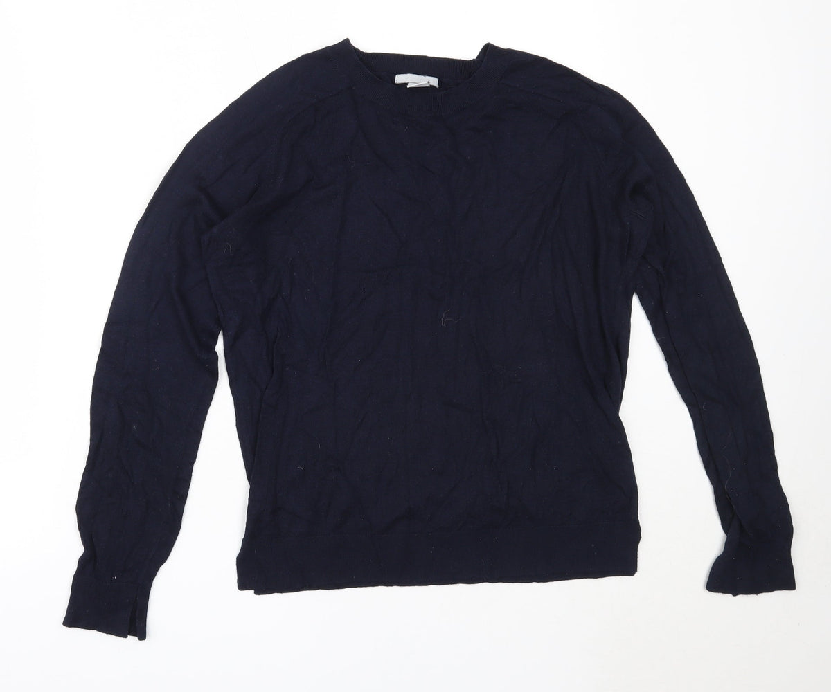 Womens UK Size M H&M Blue Pullover Jumper