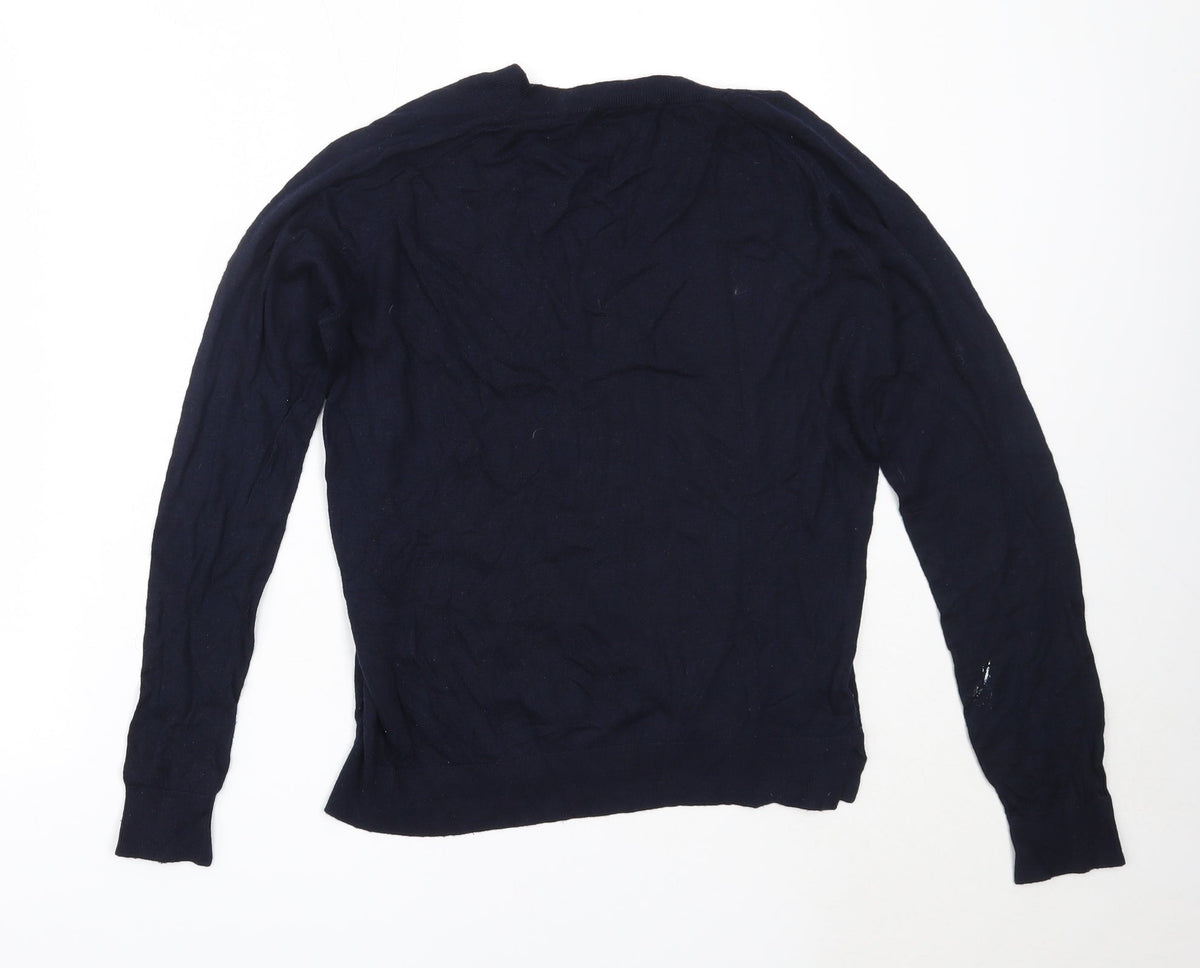 Womens UK Size M H&M Blue Pullover Jumper
