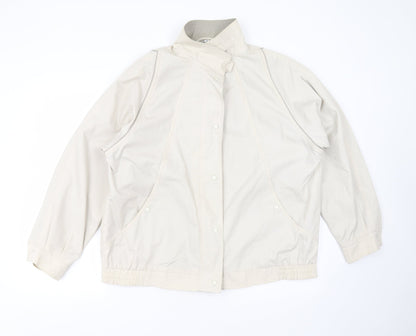TELEMAC Womens Beige   Jacket  Size 18  Zip