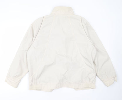 TELEMAC Womens Beige   Jacket  Size 18  Zip