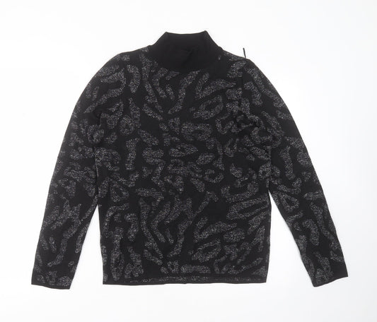 Womens UK Size M NEXT Black Pullover Jumper