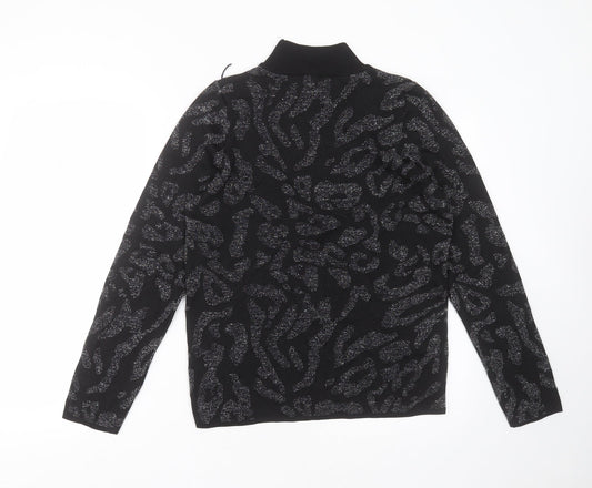 Womens UK Size M NEXT Black Pullover Jumper