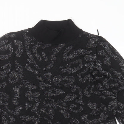 Womens UK Size M NEXT Black Pullover Jumper