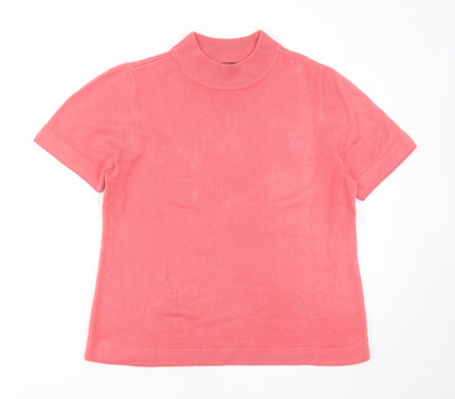 Womens UK Size M BM Pink Pullover Jumper