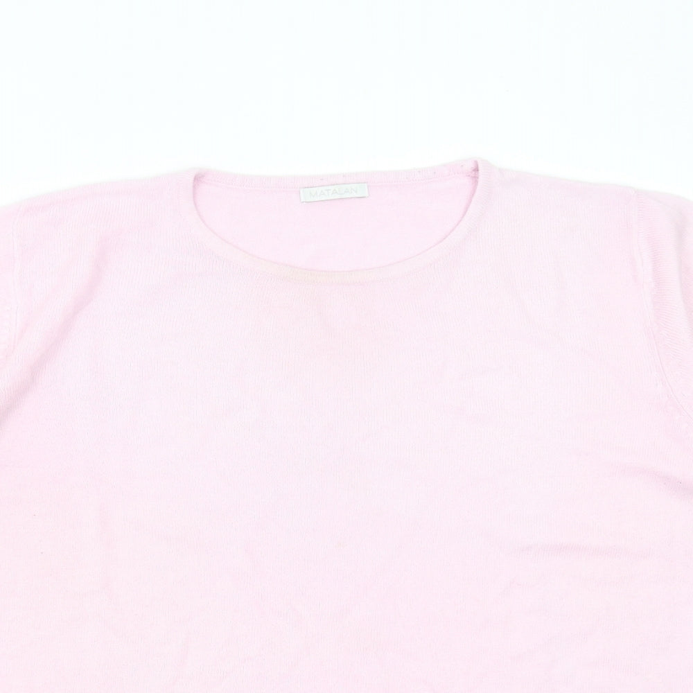 Womens UK Size 16 Matalan Pink Pullover Jumper