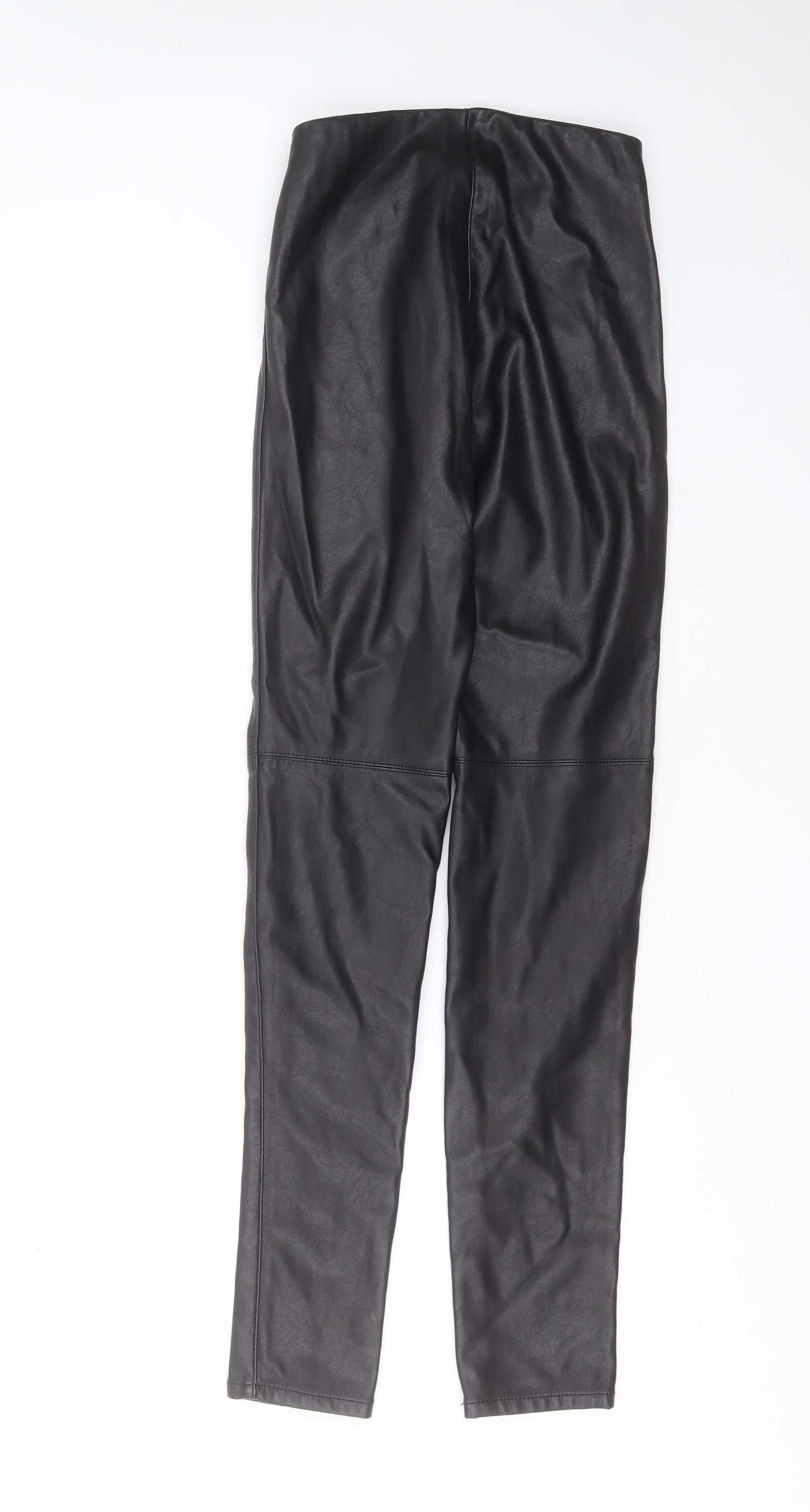 Divided by H&M Womens Black  Polyester Trousers  Size 8 L28 in Extra-Slim