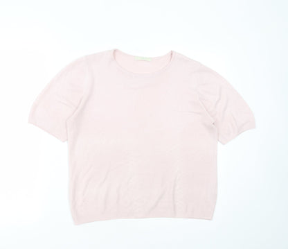 Womens UK Size 14 Marks and Spencer Pink Pullover Jumper