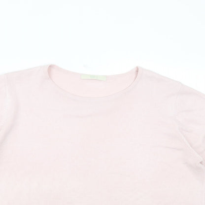Womens UK Size 14 Marks and Spencer Pink Pullover Jumper