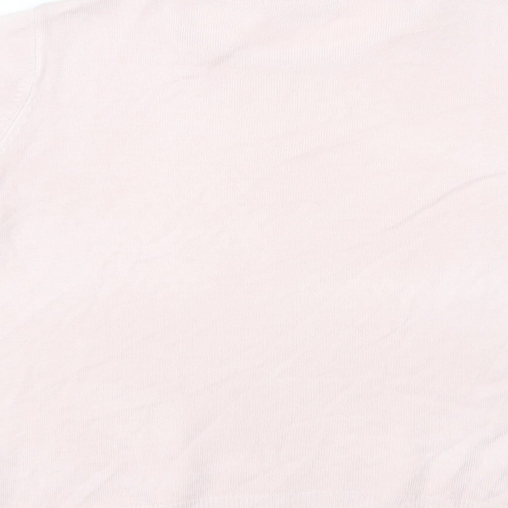 Womens UK Size 14 Marks and Spencer Pink Pullover Jumper