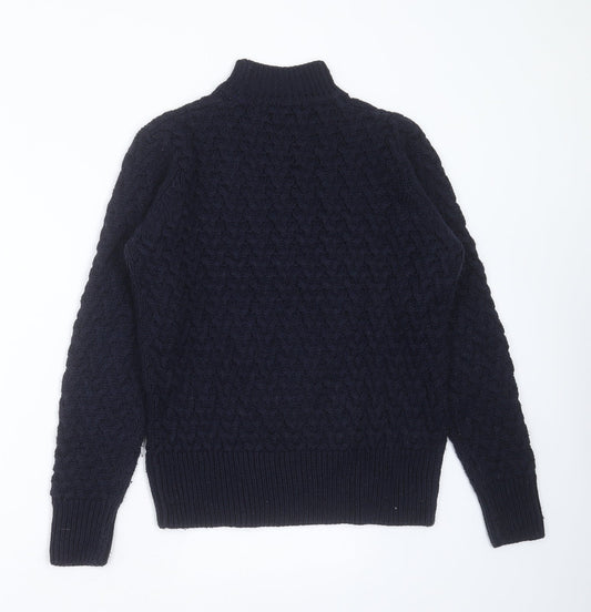 Womens UK Size S QED London Blue Pullover Jumper