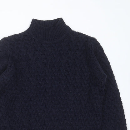 Womens UK Size S QED London Blue Pullover Jumper