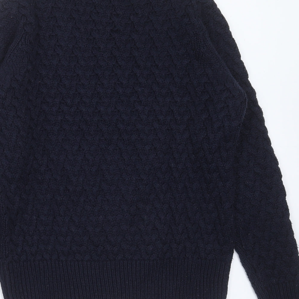 Womens UK Size S QED London Blue Pullover Jumper