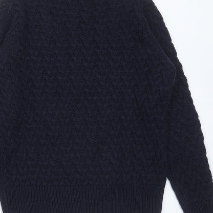 Womens UK Size S QED London Blue Pullover Jumper