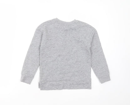 George Boys Grey  Polyester Pullover Sweatshirt Size 5-6 Years   - not now maybe tomorrow