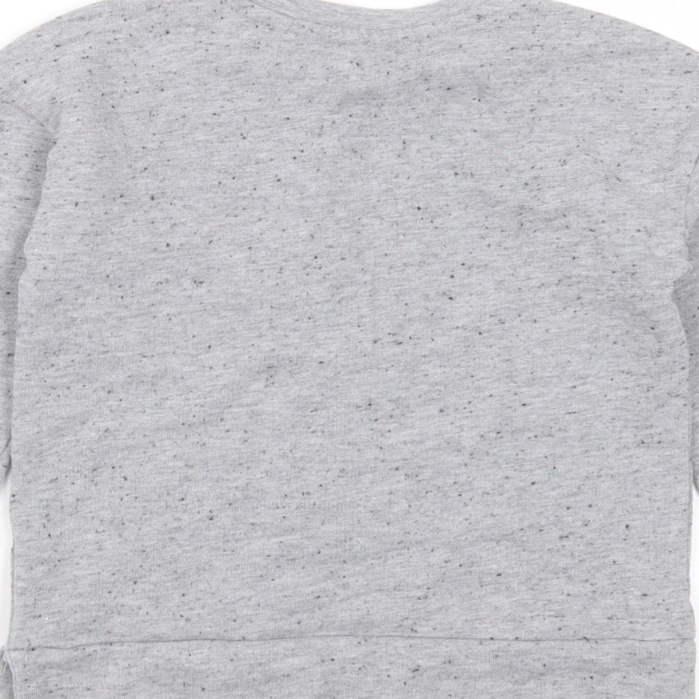 George Boys Grey  Polyester Pullover Sweatshirt Size 5-6 Years   - not now maybe tomorrow