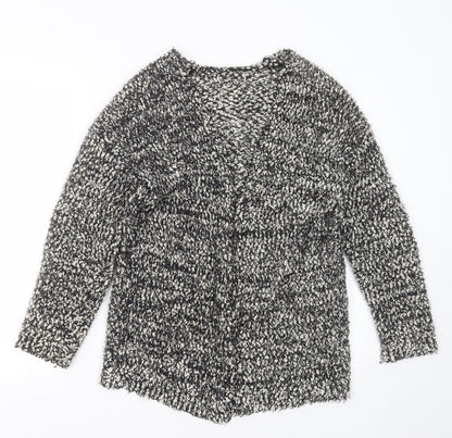 Womens UK Size S Matalan Black Cardigan Jumper