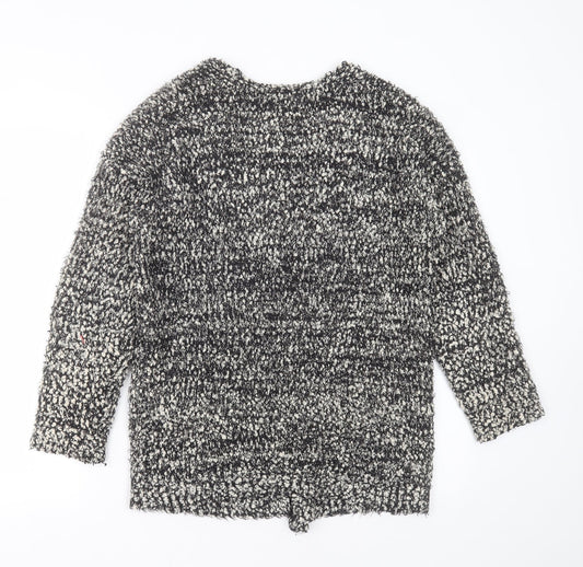 Womens UK Size S Matalan Black Cardigan Jumper