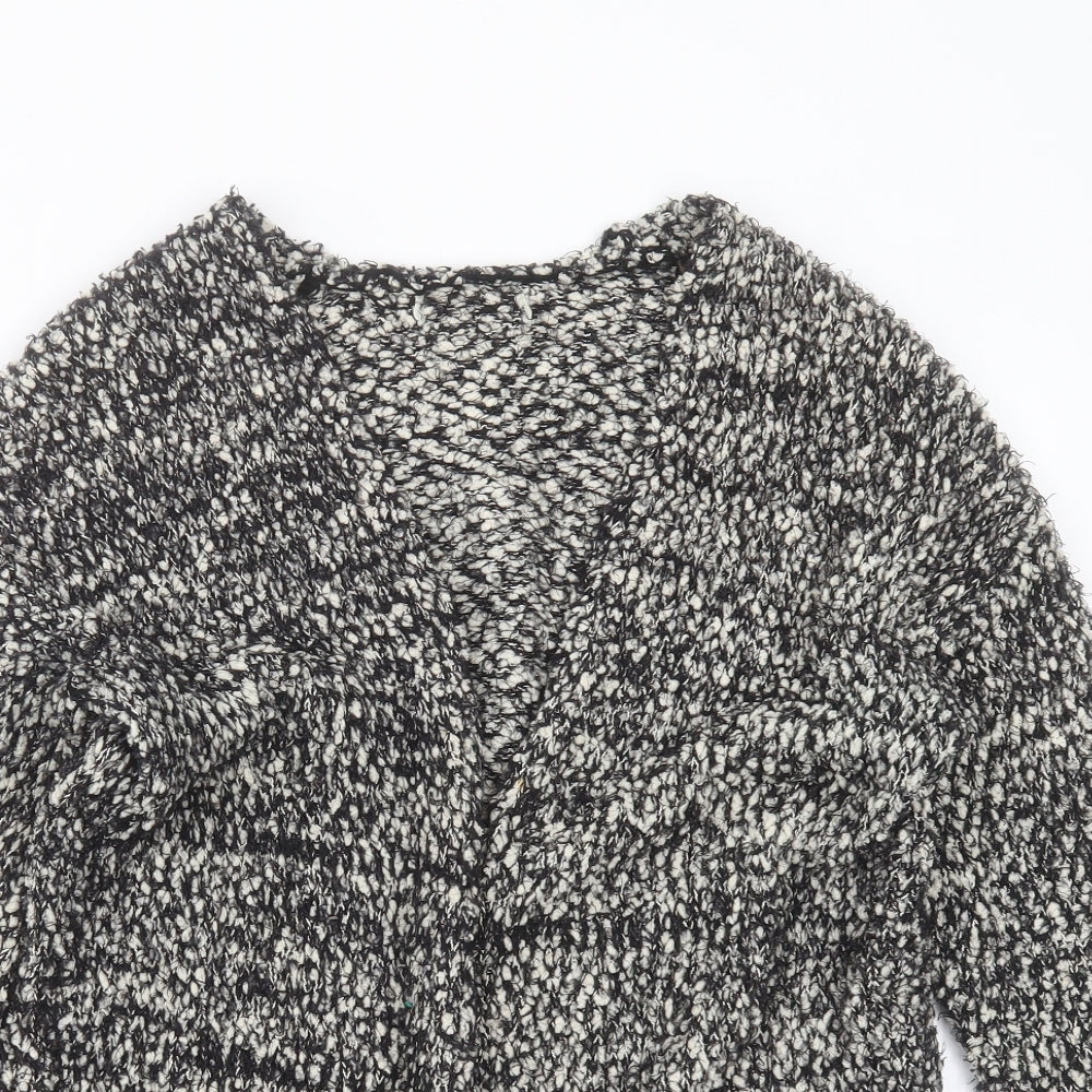 Womens UK Size S Matalan Black Cardigan Jumper