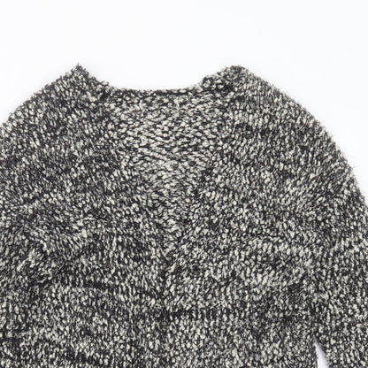 Womens UK Size S Matalan Black Cardigan Jumper