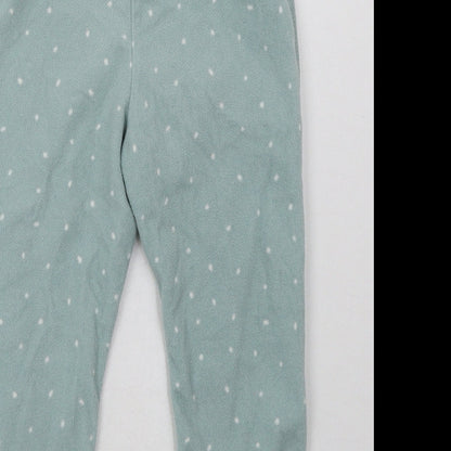 H&M Girls Green Polka Dot Polyester Cami Pyjama Pants Size 2 Years  Pullover